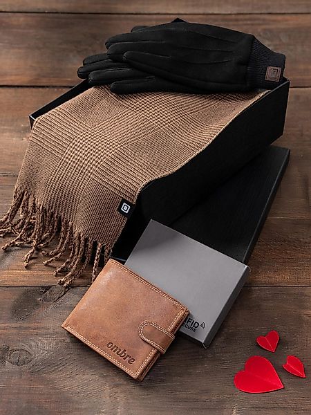 OMBRE Geldbörse Geschenkset für ihn - günstig online kaufen