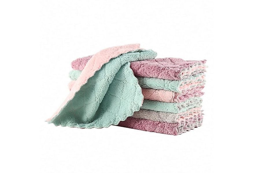 Kaket Geschirrtuch 12er Set, Größe 16x27 cm, Premium Qualität, (3x Rosabrau günstig online kaufen