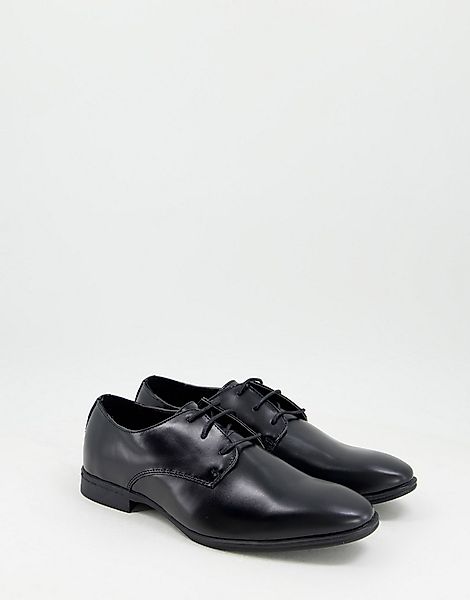 New Look – Schwarze Derby-Schuhe günstig online kaufen