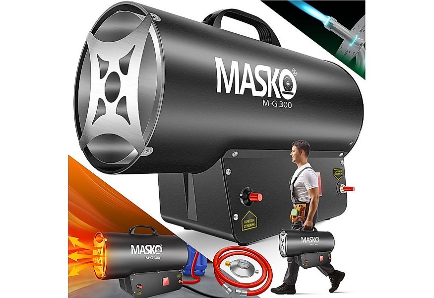 MASKO Heizgerät, 30000 W, Gasheizgebläse Gasheizer Heizkanone Gasheizstrahl günstig online kaufen