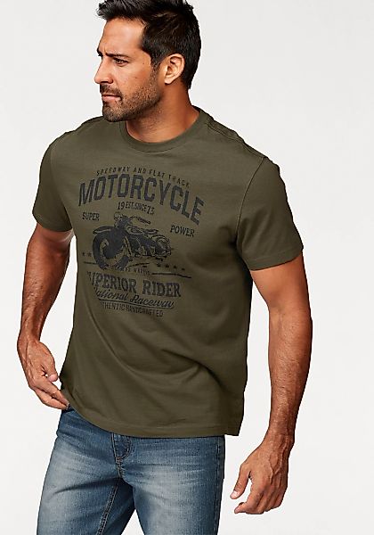 Arizona T-Shirt Kurzarm, lässige Passform, bedruckt, Rundhals, casual günstig online kaufen