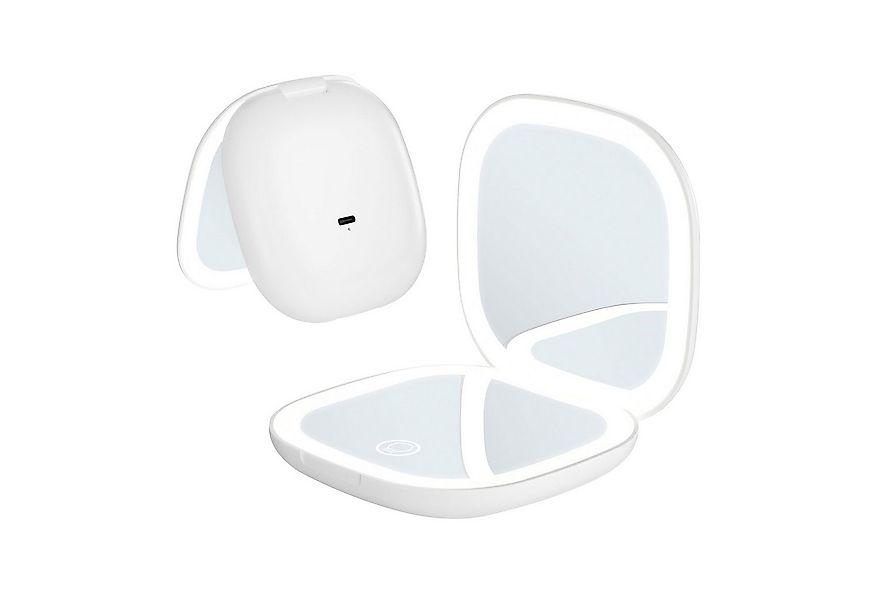 Senmudi Schminkspiegel Schminkspiegel Kompakt,5x/10xVergrößerung Taschenspi günstig online kaufen