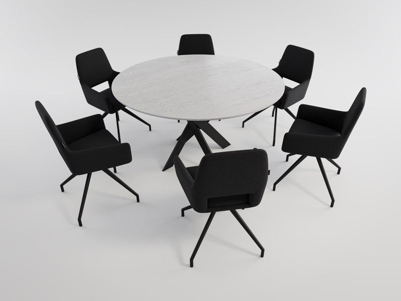 Magnolia Home Esszimmer-Set Esstisch mit 6 günstig online kaufen