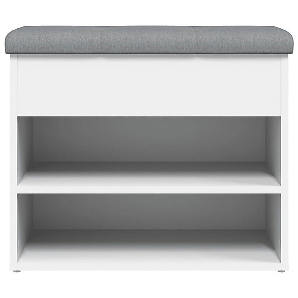 vidaXL Sitzbank Schuhbank Weiß 62x32x50 cm günstig online kaufen