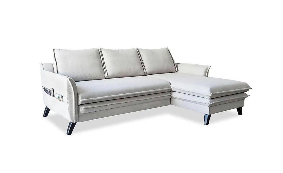 Miuform Ecksofa mit Schlaffunktion Charming Charlie ¦ beige ¦ Maße (cm): B: günstig online kaufen