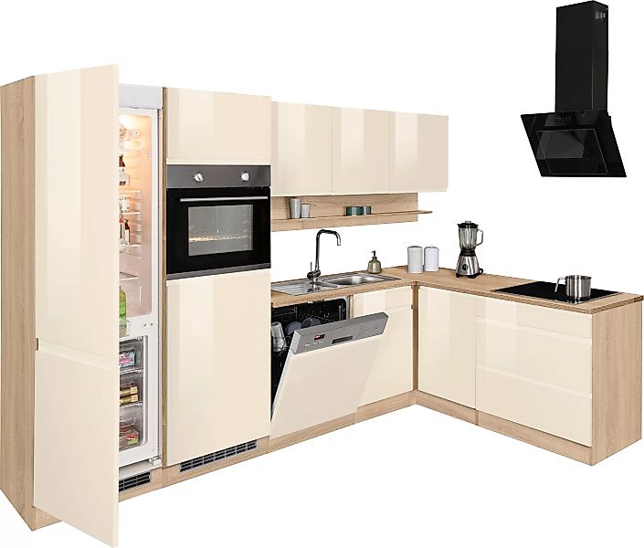 Kochstation Küche »KS-Virginia«, Stellbreite 290/190 cm cm, wahlweise mit I günstig online kaufen