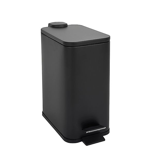 Svita ST5 Mülleimer Treteimer 5l Mit Inneneimer Softclose Rechteckig Schwar günstig online kaufen