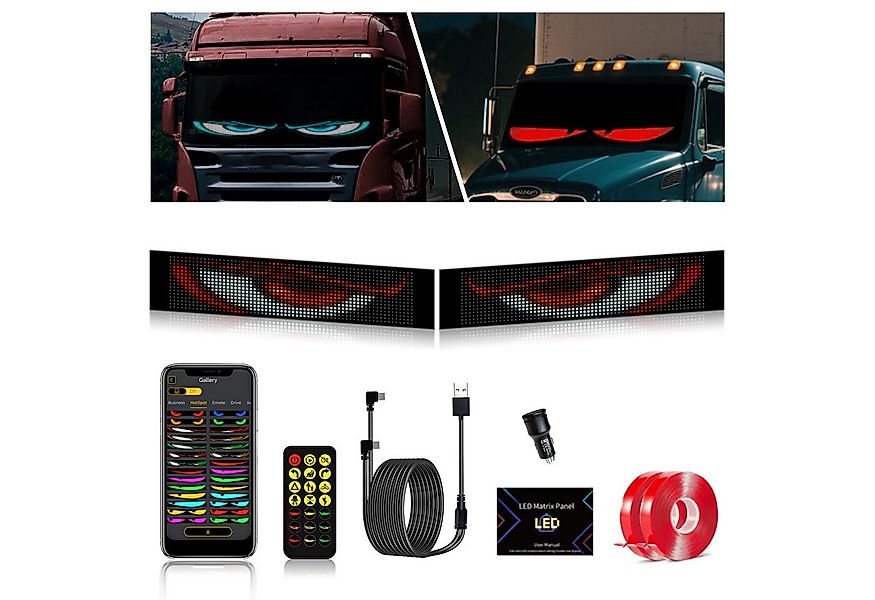 QUBEBU LED Stripe 2in1 Devil's Eye Lampe For Cars Led Augen für Lkw, Ambien günstig online kaufen