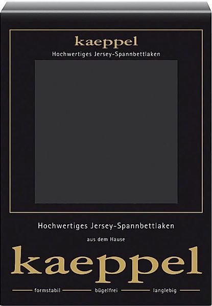 Kaeppel Spannbettlaken Single Jersey Mako Cotton, günstig online kaufen