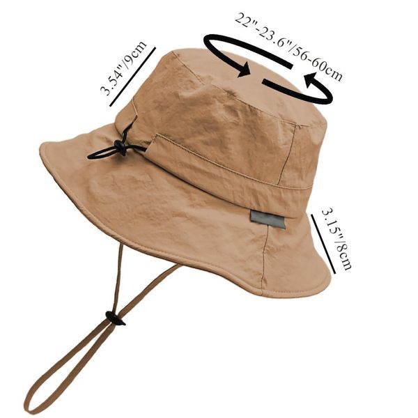 Coonoor Sonnenhut Sommerhut Fischerhut mit Kinnriemen günstig online kaufen