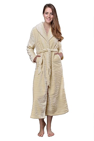 RAIKOU Damenbademantel RAIKOU Damen Morgenmantel Saunamantel günstig online kaufen