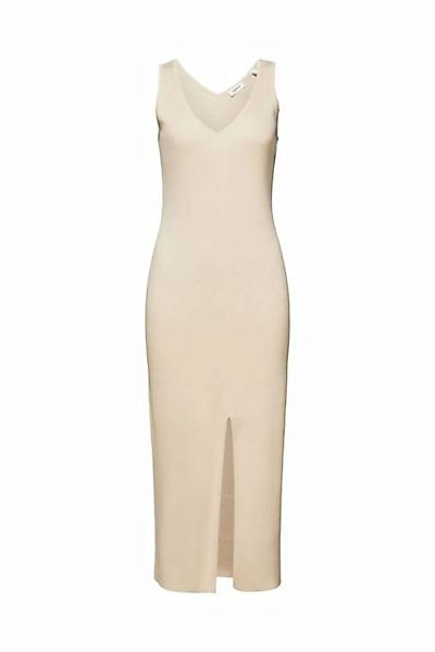 Esprit Chiffonkleid rib dress solid günstig online kaufen