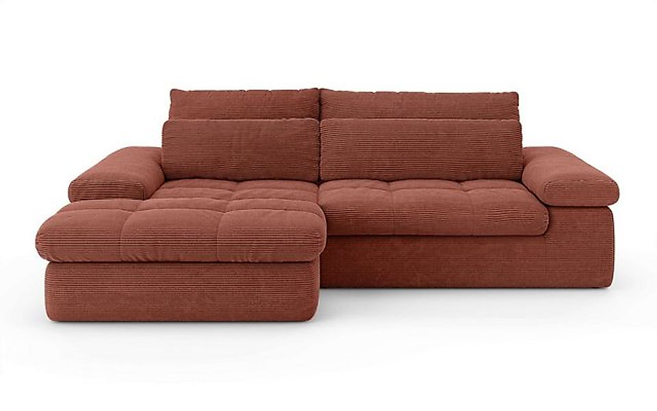 Home affaire Ecksofa ALVERIE mit Recamiere, moderne Steppung, Maße: B/T/H 2 günstig online kaufen