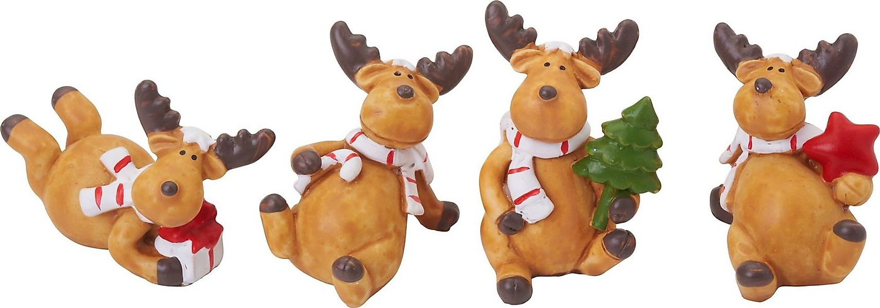 VBS Dekofigur Rentier Jacob (4 St), 4 Stück günstig online kaufen