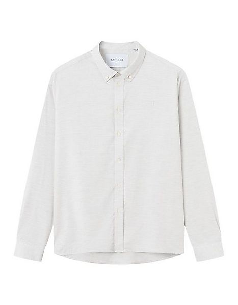 Les Deux Langarmhemd – Langarmhemd mit Nadelstreifen oder Melange-Design günstig online kaufen
