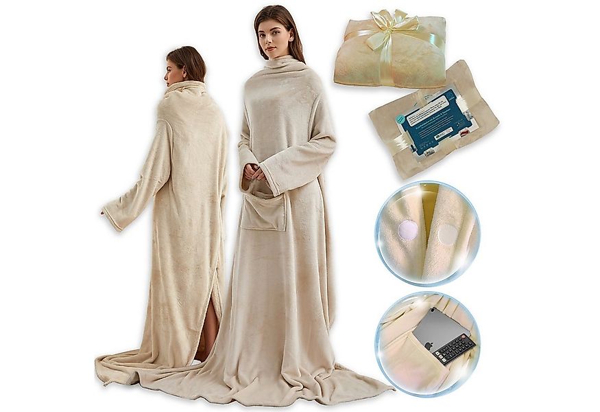 Wohndecke Geburtstagsgeschenk, Kuscheldecke mit Ärmeln, Geschenk für Frauen günstig online kaufen