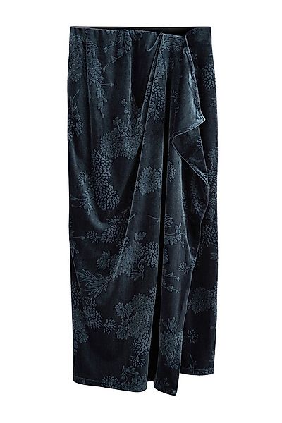 Next Midirock Midirock aus geprägtem Samt mit Drapierung (1-tlg) günstig online kaufen