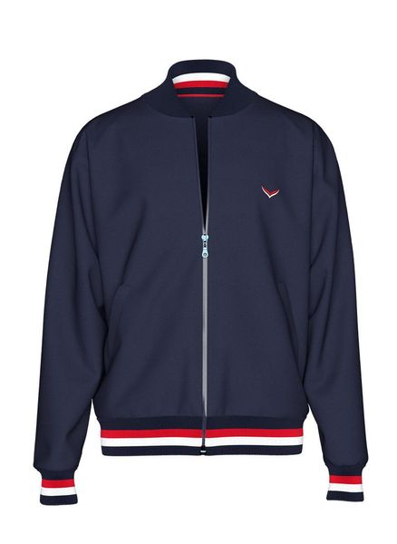 Trigema Sweatjacke TRIGEMA Collegejacke mit kontrastfarbigen günstig online kaufen