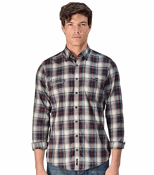 CASAMODA Flanellhemd "CASAMODA Flanellhemd kariert" günstig online kaufen