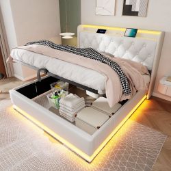 HAUSS SPOLE Polsterbett 180x200cm mit LED-Beleuchtung, günstig online kaufen