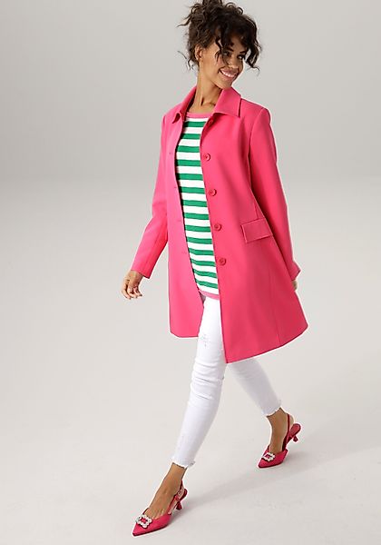 Aniston CASUAL Kurzmantel in trendigen Knallfarben günstig online kaufen