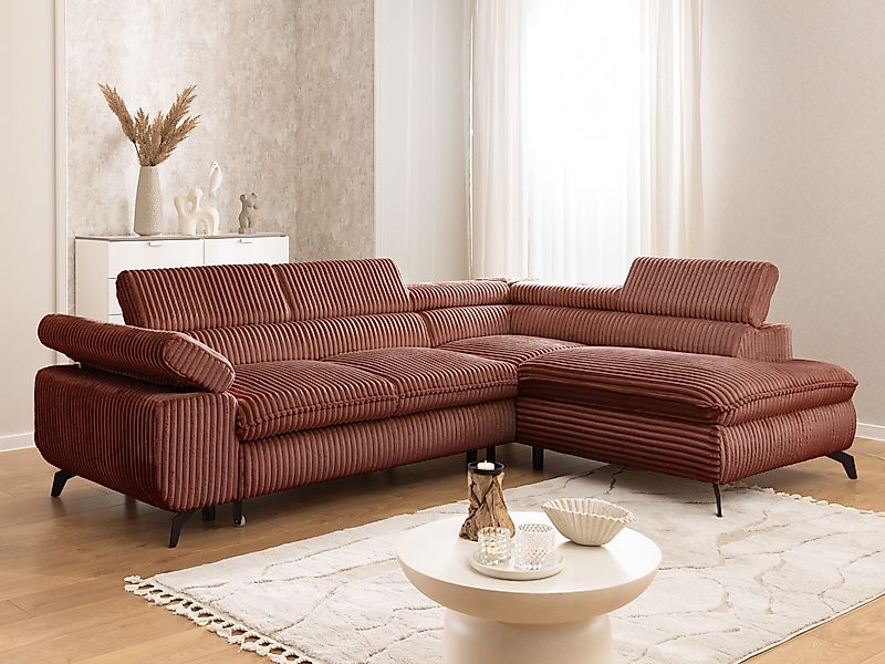 S-Style Möbel Ecksofa Bonnie mit Schlaffunktion günstig online kaufen