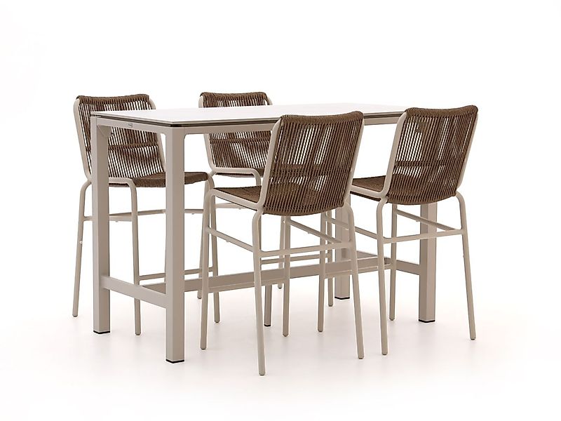 Bellagio Caronia/Trecenta 150 cm Gartenbar-Set 5-teilig stapelbar günstig online kaufen