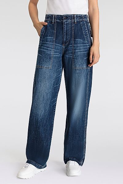 Herrlicher 5-Pocket-Jeans Fatique Women Wide Recycled günstig online kaufen