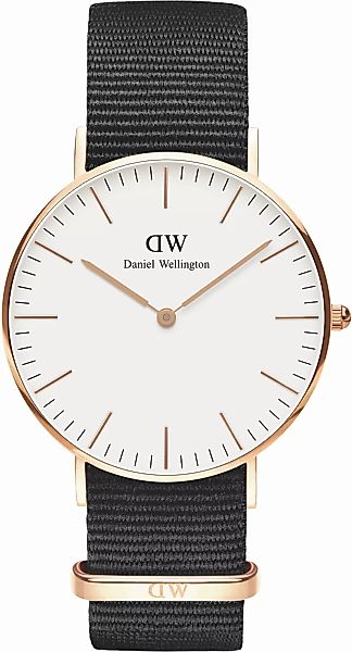Daniel Wellington Cornwall white ros 36mm DW00100259 Herrenuhr günstig online kaufen