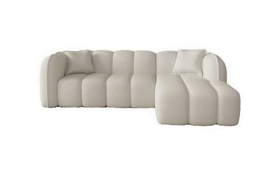 Sofa Dreams Polsterecke Miramar L Form kurz 4-Sitzer, 3 verschiedene Stoffb günstig online kaufen