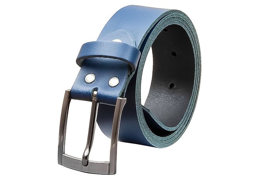 COLOGNEBELT Ledergürtel OM418-SL-Dunkelblau MADE IN GERMANY, Dunkelblau Kür günstig online kaufen