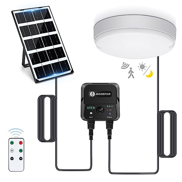 Aigostar LED Solarleuchte Solarlampe Decke Außen günstig online kaufen