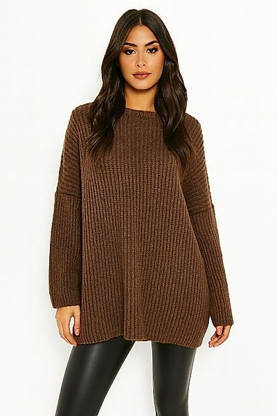 Worldclassca Longpullover WORLDCLASSCA Damen Oversize Strickpulllover günstig online kaufen