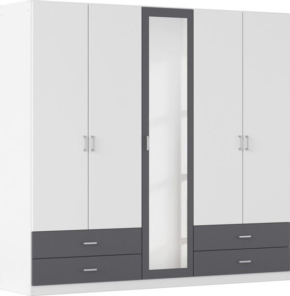 rauch Drehtürenschrank "Borbona" Kleiderschrank Schrank Garderobe Wäschesch günstig online kaufen