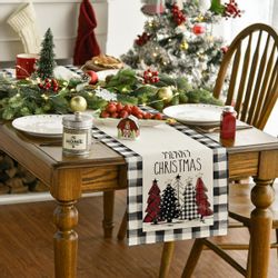 Coonoor Tischläufer Tischdecke Winter Weihnachten Dekoration, günstig online kaufen