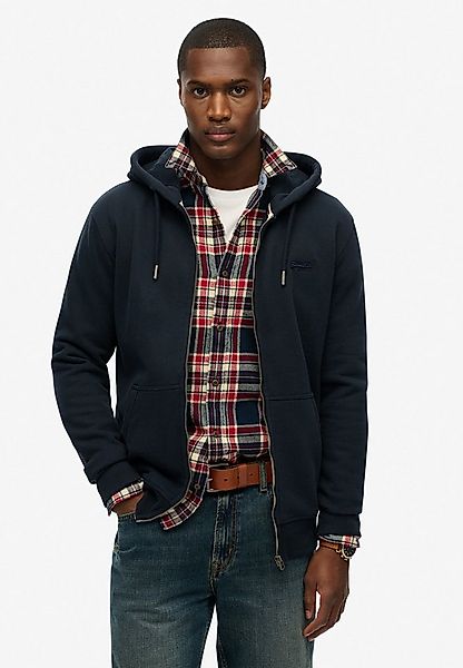 Superdry Kapuzensweatjacke ESSENTIAL LOGO ZIP HOODIE HB Baumwollmischung, s günstig online kaufen
