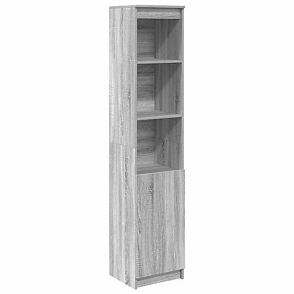 vidaXL Highboard Grau Sonoma 37,5x35x180 cm Holzwerkstoff 861675 günstig online kaufen