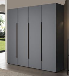 Compleo Drehtürenschrank mit Metallgriffe STELLS, Elegant günstig online kaufen