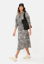 camel active Blusenkleid mit Allover-Print Langarm günstig online kaufen