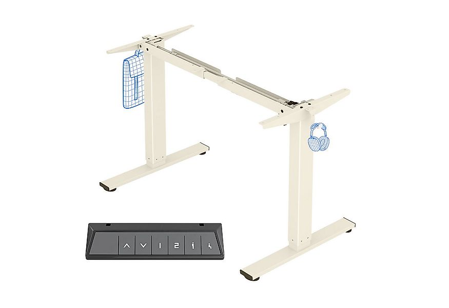 FLEXISPOT Schreibtisch Elektrisch höhenverstellbares Tischgestell, Schwarz/ günstig online kaufen