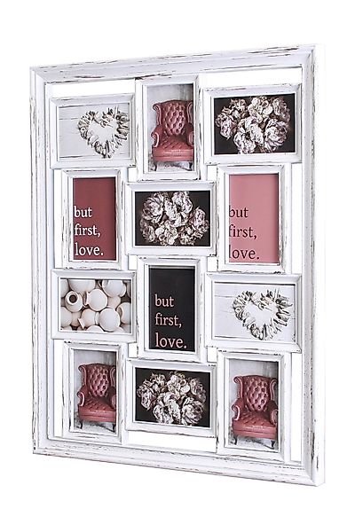 Levandeo® Bilderrahmen Collage, levandeo Bilderrahmen Weiß günstig online kaufen