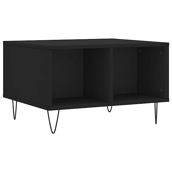 vidaXL Couchtisch Couchtisch Schwarz 60x50x36,5 cm Holzwerkstoff (1-St) günstig online kaufen