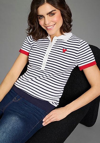 KangaROOS Polokragenpullover aus Baumwoll-Mix, Polokragen, schmale Basic-Pa günstig online kaufen