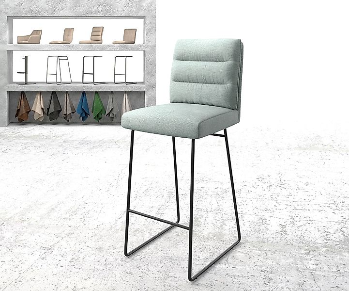 DELIFE Barhocker Pela-Flex, Kufengestell Metall Stripes günstig online kaufen