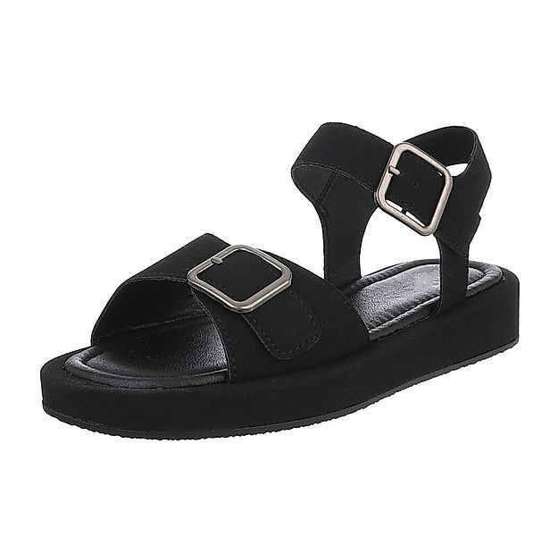 Ital-Design Bequeme Damen-Sandalen mit verstellbaren Riemen Riemchensandale günstig online kaufen