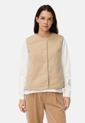 camel active Fleeceweste mit Knopfverschluss ärmellos günstig online kaufen