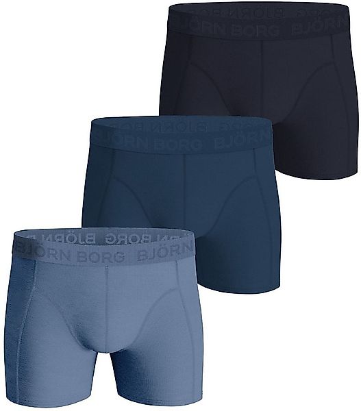 Bjorn Borg Boxers 3Pack Stretch Blau  - Größe M günstig online kaufen