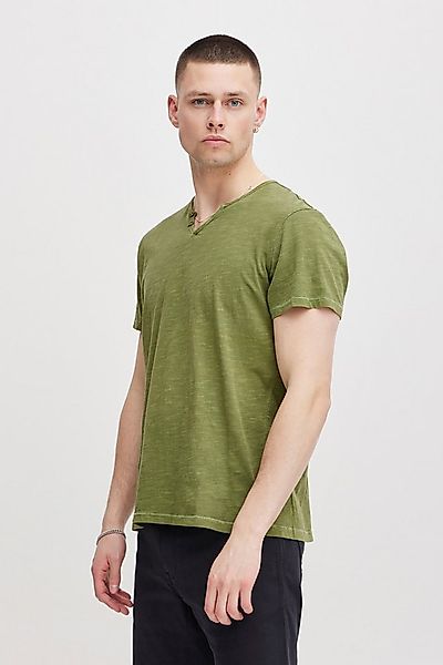 Blend T-Shirt BHAshton split neck tee mit Deko-Knopfdetail am Ausschnitt günstig online kaufen