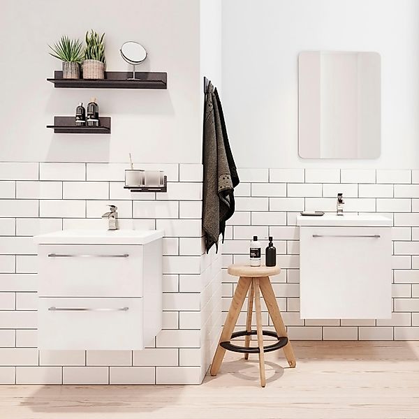 welltime Badezimmer-Set "Scandic" Komplett-Set, 2-er set: Spiegel und Wasch günstig online kaufen
