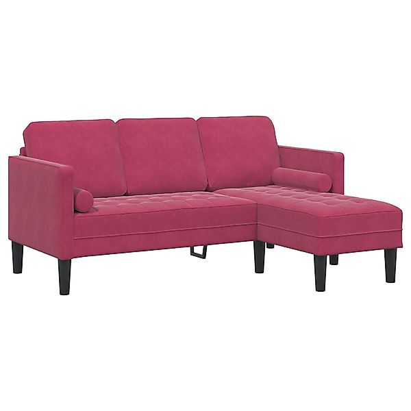 vidaXL Sofa 3-Sitzer Sofa mit Chaise günstig online kaufen